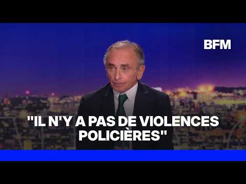 Colère lycéenne: Éric Zemmour estime "qu'il n'y a pas de violences policières, c'est un oxymore"