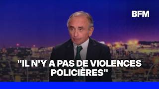 Colère lycéenne: Éric Zemmour estime "qu'il n'y a pas de violences policières, c'est un oxymore"