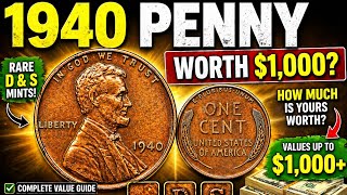 1940 Penny Worth $1,000? D &amp; S Mint Coins Explained! #uscoins #rarecoins 