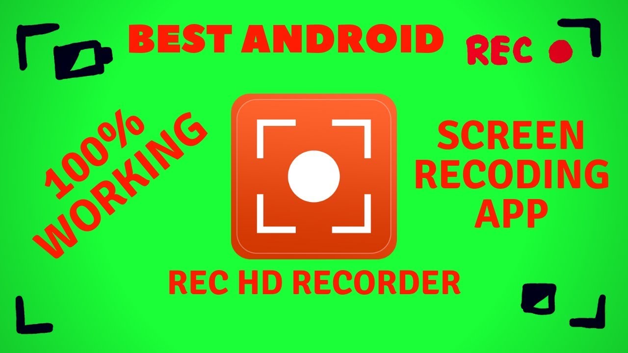 How To Record Your Android Screen YouTube Videos 2018-REC Hd Screen ...