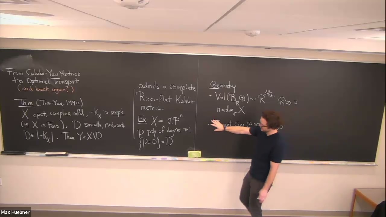Tristan Collins | Complete Calabi-Yau Metrics and Optimal Transport