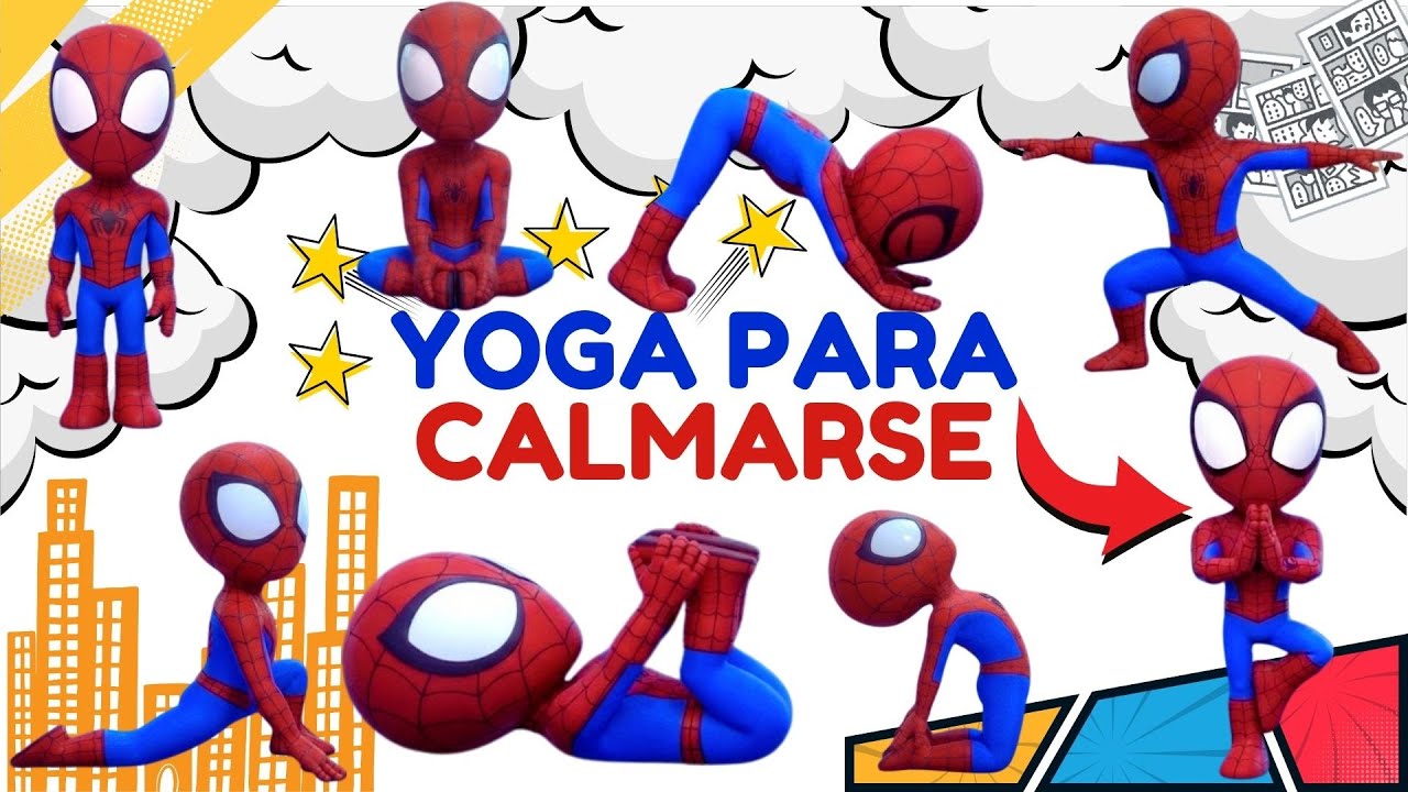 Yoga con Spiderman | Yoga para niños | Estiramientos divertidos y calma suave | Yoga con Teté