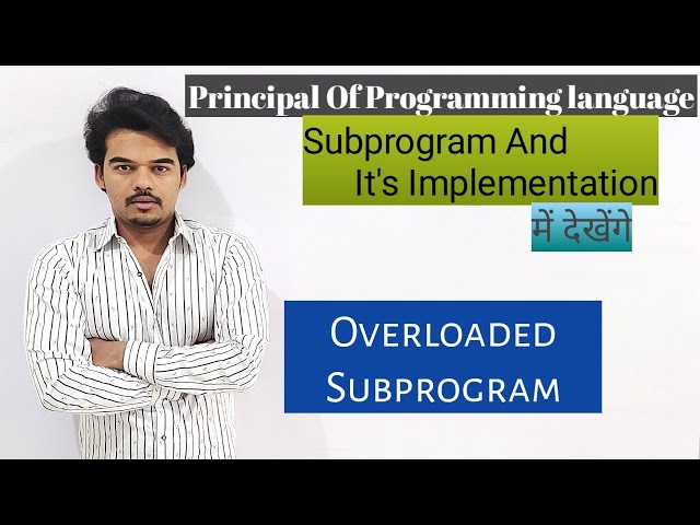 Overloaded Subprograms