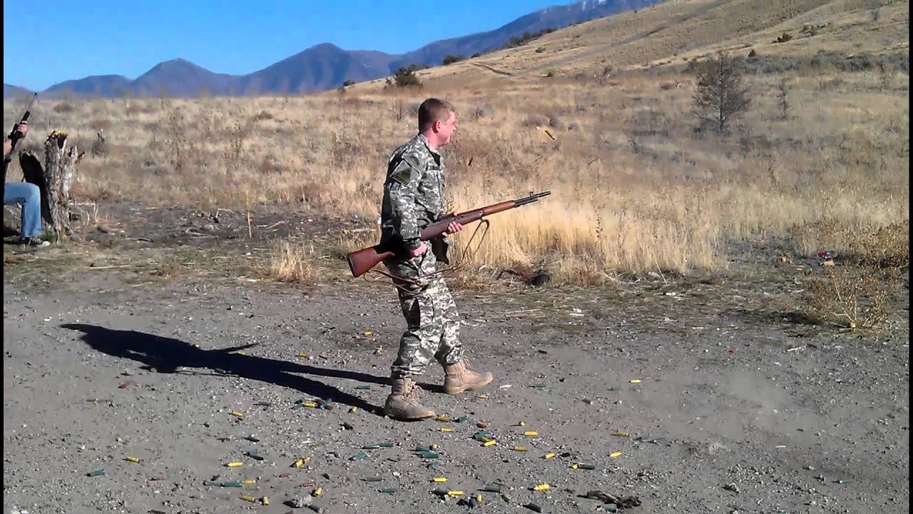 Bump firing M1 Garand
