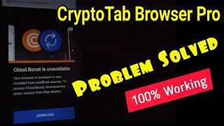 [100% Working] CryptoTab Browser Pro Mining Unavailable Problem Solved | Latest Version | (Updated) screenshot 4