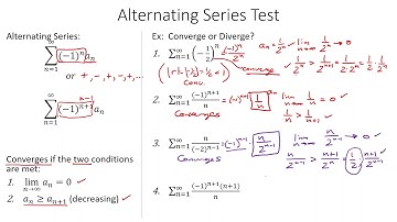 9 3a Alternating Series and Absolute vs Conditional Convergence