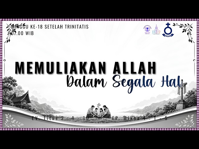 ACARA PERJANJIAN NIKAH (PARTUMPOLON) | 03 OKTOBER 2026 | HKBP BOGOR RESSORT BOGOR
