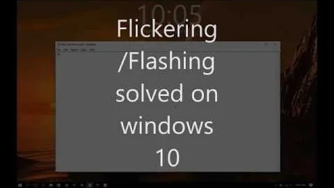 (2020) How to stop Flickering/Flashing screen on any windows. 100% Work.