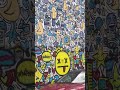 San Francisco street art. Updated, I learned that this is a famous artist that does doodles.