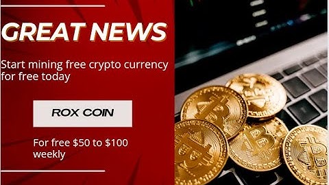 Mine The ROX coin and make upto $50 to $100 weekly.Very few people know about this crypto currency.