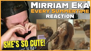 Miriam Eka - Every Summertime (NIKI Cover) - Live Session (See You On Wednesday) || REACTION