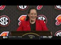 Ayla Guzzardo on the Podium for Georgia | Media Days | 2026-27 SEC Women's Basketball