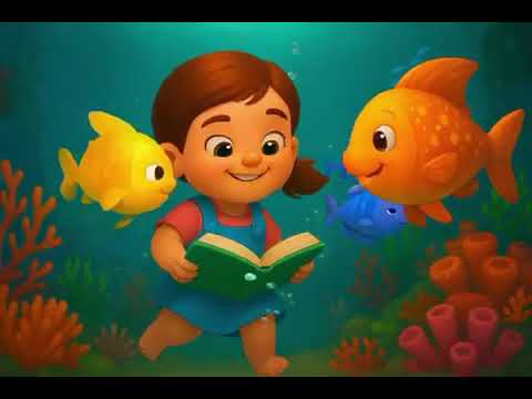 🐙🦀🎼📗🌈 Lagu Laut Ajaib Mia