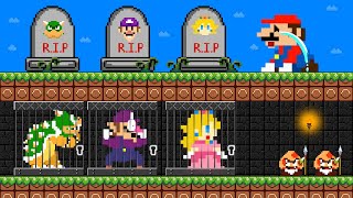 Mystery Guy Rip Bowser Waluigi Peach Mario Very Sad Story Sorry Mario Please Come Back