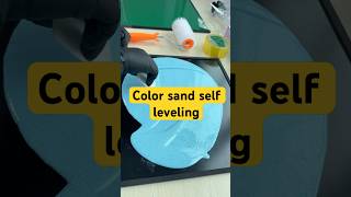 Color sand self leveling can achieve a seamless premium finish #coat #paint #art #construction #art