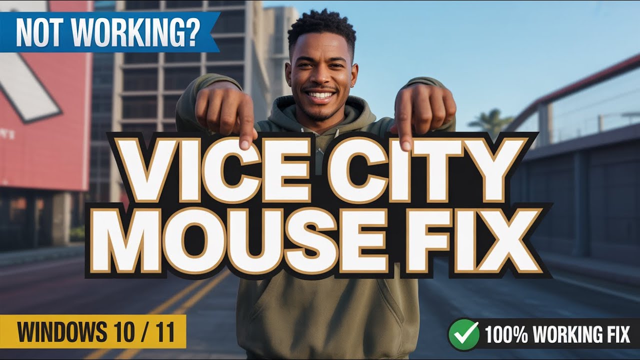 Как исправить проблему с неработающей мышью в GTA Vice City на Windows 10/11 (2026)