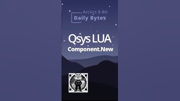 QSC Qsys LUA Component.New