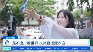 [正点财经]足不出户看世界 文旅直播受欢迎| 财经风云