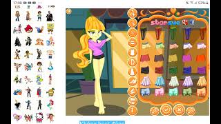 the dazzlings adagio dazzle dress up screenshot 2