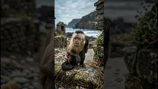Monkey masli le ke bhag raha tha. #shotrs #youtubeshorts #funny #comedy #viralvideo