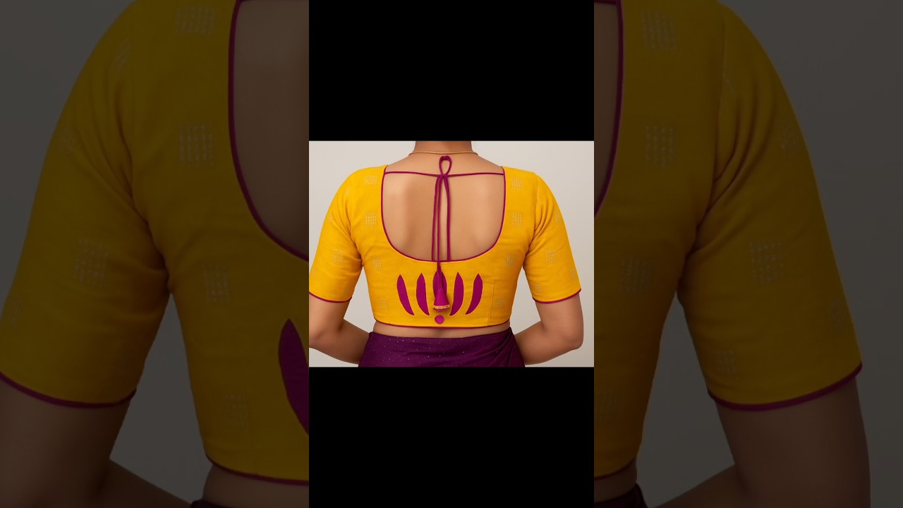 ✨ Stylish Blouse Back Desigs👌💜