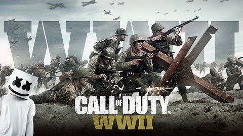gun sync call of duty ww2 marshmello alone