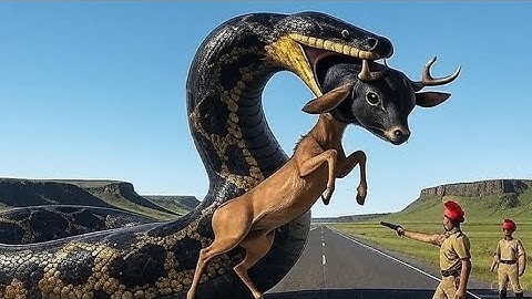 “Heroic Rescue Team Saves Brave Mother Deer from Giant Python’s Deadly Coils”
