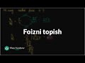 Foizni topish | Nisbatlar, darajalar, proporsiyalar | Boshlangʻich algebra