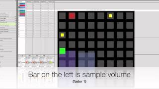 Launchpad, Max/MSP, Processing and Ableton Live: Third Interactive-Generative Sketch