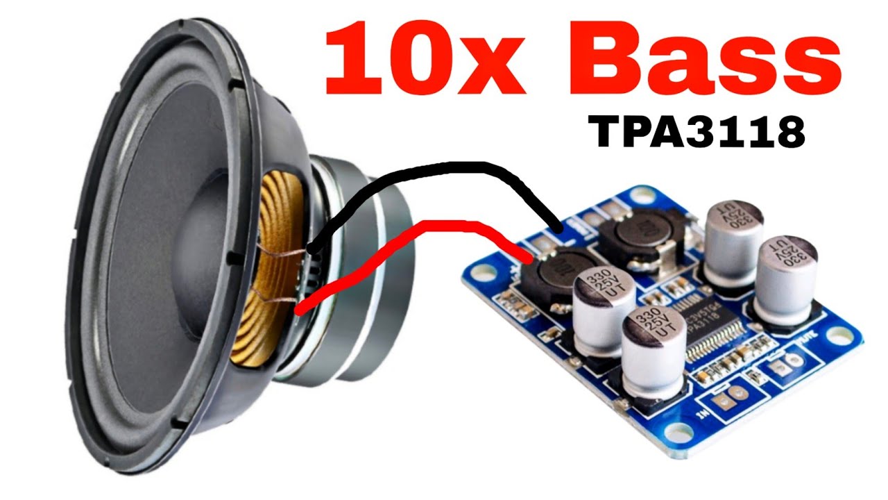 tpa3118 amplifier bass test tpa3118 amplifier sound testing tpa3118