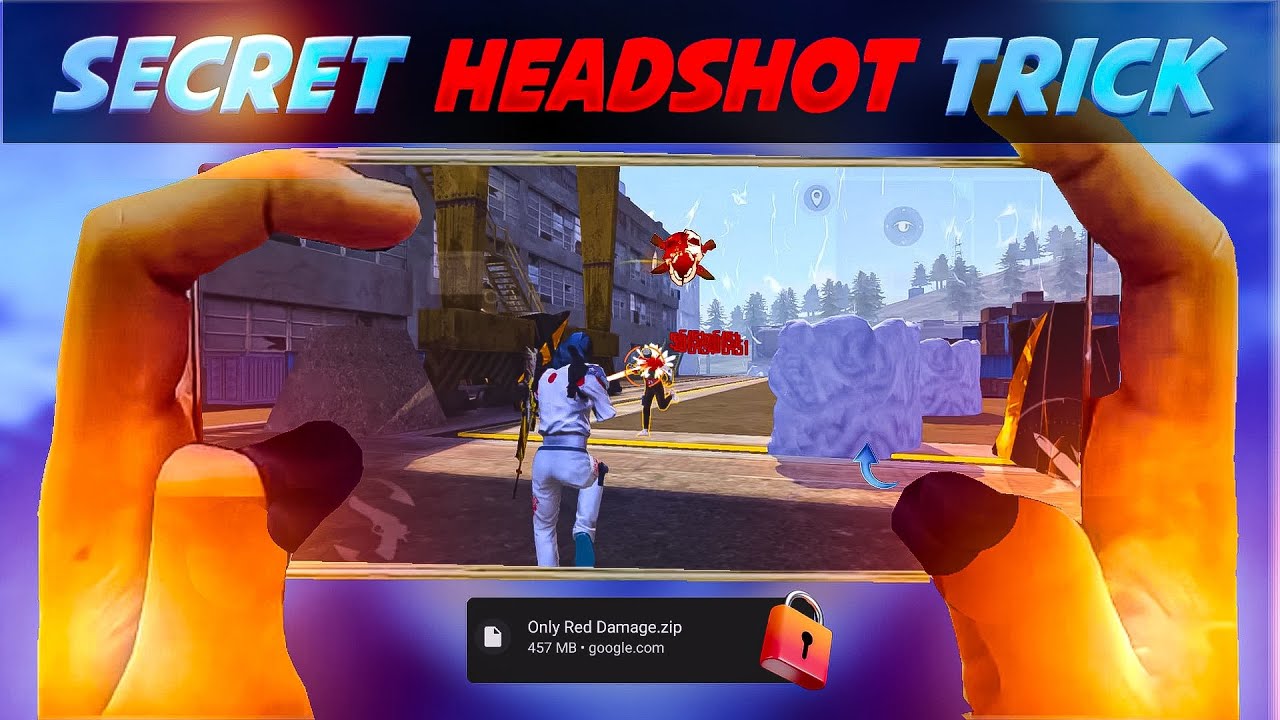 One Tap Headshot Trick for [ ALL GUNS ] and Free Fire Headshot Trick + Setting | Ujjain Gang