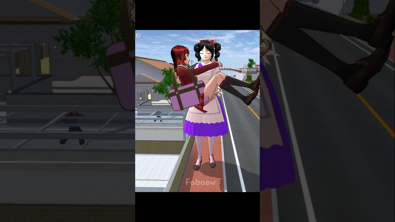 เพื่อนยักษ์พาเด้ง #shorts #sakuraschoolsimulator #เกมซากุระ #fabaew