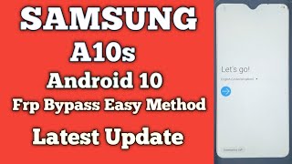 Samsung A10s Frp Bypass | Androd 10 | Easy Method | Frp Jugaad - Shadab