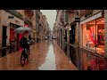 Walking in the rain Walk Most Beautiful Place in Bordeaux 4k France / Rain sounds ASMR For sleeping