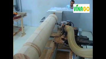 Máy tiện gỗ CNC cỡ lớn - Vinago  0904887070