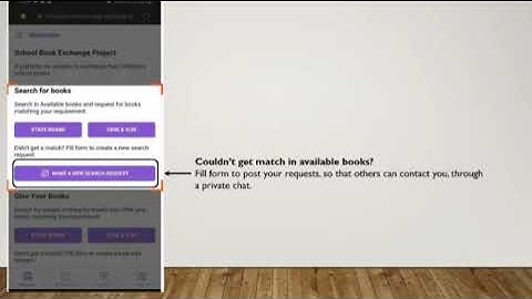 School Book Exchange App - Demo