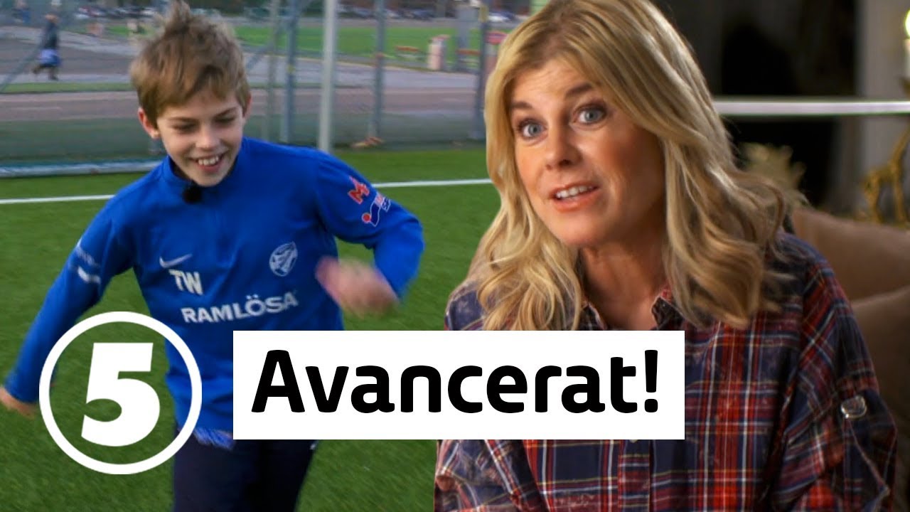 Wahlgrens värld | Pernilla Wahlgren leker fotbollsmorsa/coach till Theo | Torsdagar 21.00 på Kanal 5