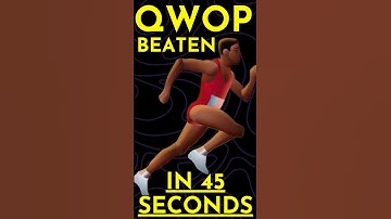 The QWOP World Record is 45 seconds 😵‍💫 Think you could beat it? #nostalgia #2000s #speedrun