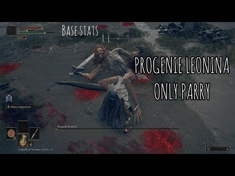 ELDEN RING - Progenie leonina ONLY PARRY Lv10