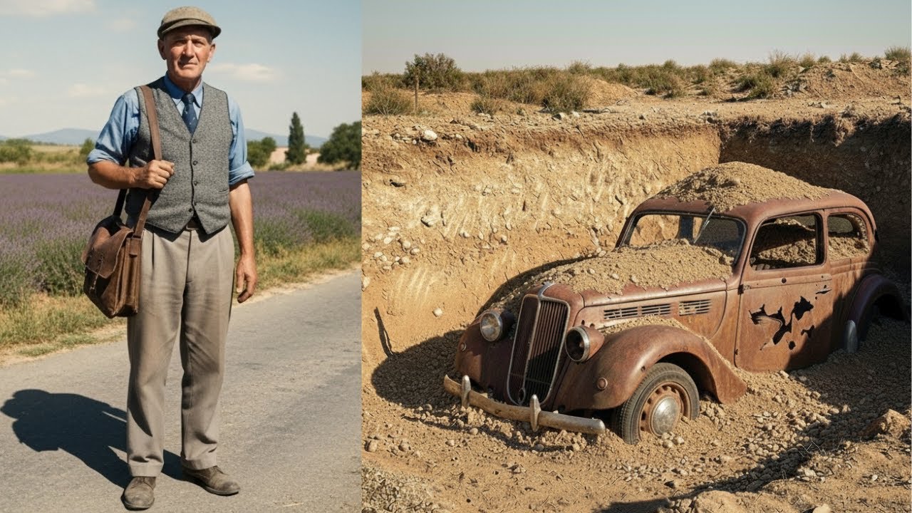 Disparu depuis 1948: Camionnette Peugeot du Facteur Retrouvée Enterrée à 5m dans le Désert Provençal