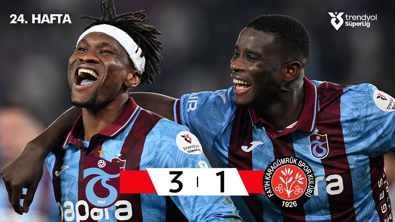 Trabzonspor (3-1) Karagümrük - Highlights/Özet | Trendyol Süper Lig - 2025/26