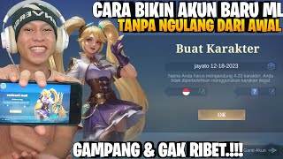 Cara membuat akun baru Mobile legends tanpa hapus data - cara bikin akun baru mobile legend 2024