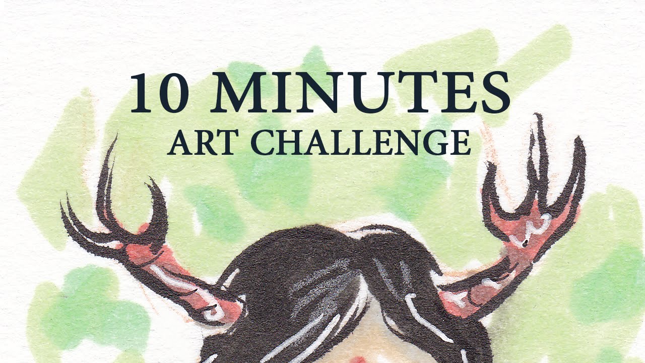 10 minutes art challenge 2016 edition YouTube
