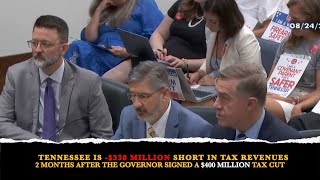 Tennessee Faces MASSIVE BUDGET SHORTFALL 2-months After $400 MILLION TAX CUT