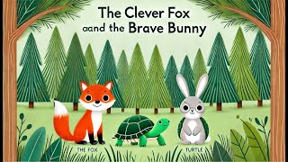 The Clever Fox and the Brave Bunny | Animated Rhyming Story for Kids In English | Tales By RA