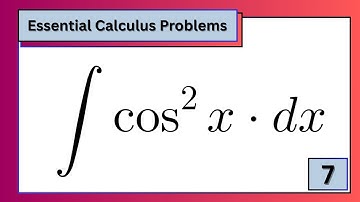 🎯 ∫cos²(x) dx Explained Clearly – Must-Know Trig Integral | North Campus