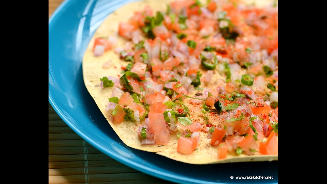 Masala papad, Indian starter, easy Indian snack recipes