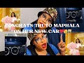 CONGRATS THUTO MAPHALA ON HER NEW CAR 