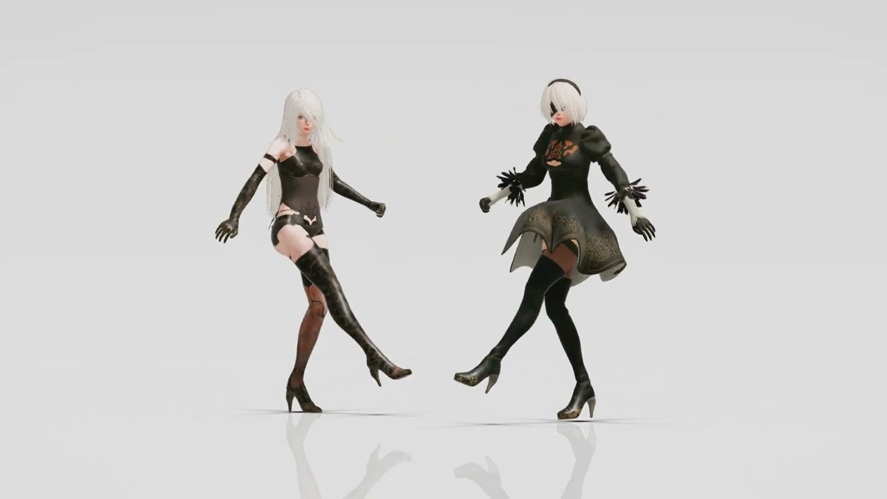 [MMD] Get Lucky | 2B & A2 (NieR: Automata)