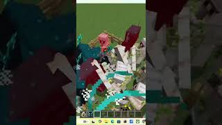 Can 50 Iron Golems Beat 5 Wardens? 😱 #minecraftchallenge